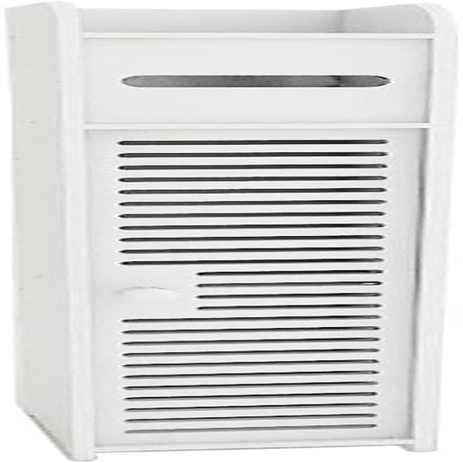 80CM Bathroom Storage Utility Cabinet Stand Tissue Holder White Waterproof