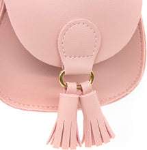 Load image into Gallery viewer, , 1 Piece Charming Pink Crossbody Bag with Tassel Mini Shoulder Purse Backpacks for Little Girls Children Toddler
