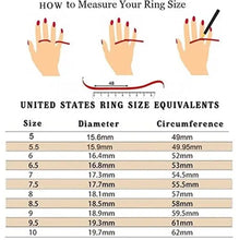 Load image into Gallery viewer, Women&#39;s Solid 925 Sterling Silver Heart Cut Cubic Zirconia Eternity Solitaire Engagement Ring pattanaustralia
