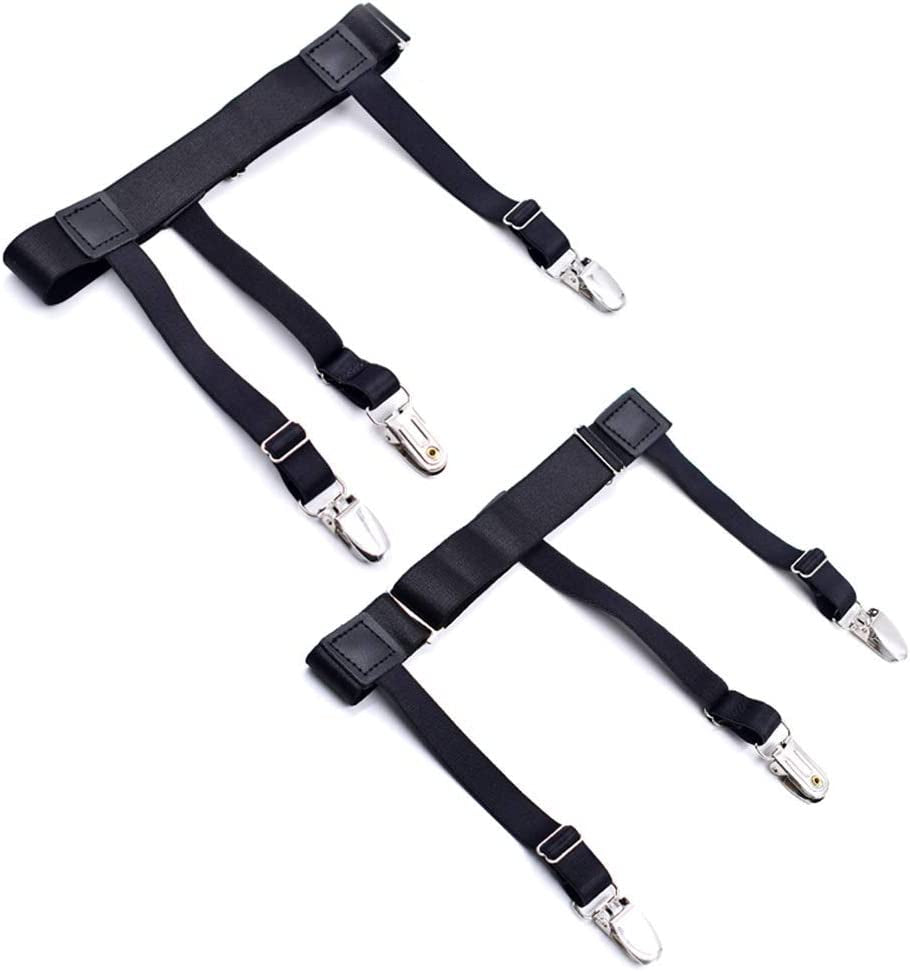 Men Shirt Stays Adjustable Elastic Shirt Garter Shirts Holder with Non Pattan Australia