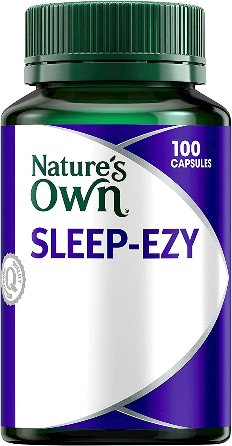 Sleep Ezy with Chamomile, Hops + Valerian - Traditionally Used in Western Herbal Medicine to Relieve Sleeplessness, 100 Capsules