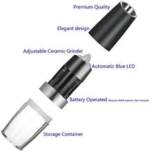 Load image into Gallery viewer, Premium Electric Salt &amp; Pepper Grinder Automatic, Battery Operated with Advanced Nano-Ceramic Blades Pattan Australia
