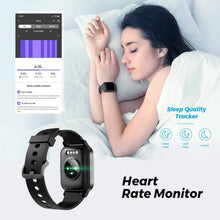 Load image into Gallery viewer, SoundPEATS Smart Watch Fitness Tracker with All Day Heart Rate Monitor, Sleep Tracker, IP68 Waterproof 1.4&quot;, Large Touch Screen Call &amp; Message Reminder 12 Sports Modes for ios &amp; Android pattanaustralia
