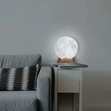 Load image into Gallery viewer, 3D Magical Moon Lamp USB LED Night Light Moonlight Touch Sensor 20cm Diameter pattanaustralia
