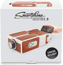 Load image into Gallery viewer, Mini Portable Cardboard Smart Phone Projector for Home Theater Projector Audio Or Video pattanaustralia
