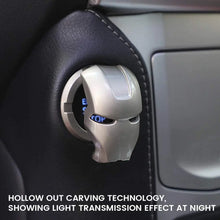 Load image into Gallery viewer, Car Start Button Cover,3D Iron Man Car Accessory Car Anti Scratch Protective Cove (Pearl Silver) pattanaustralia
