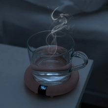 Load image into Gallery viewer, Perfk Coffee Mug Warmer Cup Heater Smart Thermostatic Hot Tea Makers 3 Gear Heating Coaster Desktop Heater for Coffee Milk Tea pattanaustralia
