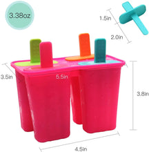 Load image into Gallery viewer, Food Grade Silicone Homemade Ice Cream Moulds 8pieces Pattan Australia
