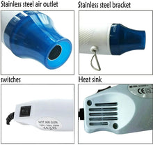 Load image into Gallery viewer, Mini Heat Gun with 127 pcs Heat Shrink Tube, Portable Hot Air Gun for Heat Shrink Tubing, DIY Craft Pattan Australia
