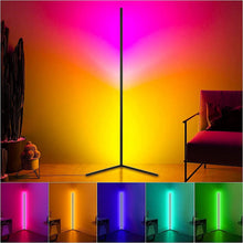 Load image into Gallery viewer, Corner Floor Lamp - RGB Colorful LED Floor Lamps with Remote Control, Adjustable for Living Room, Bedroom, Office Pattan Australia
