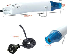 Load image into Gallery viewer, Mini Heat Gun with 127 pcs Heat Shrink Tube, Portable Hot Air Gun for Heat Shrink Tubing, DIY Craft Pattan Australia
