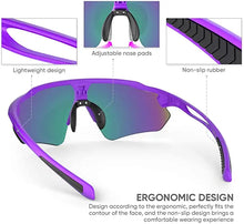 Load image into Gallery viewer, SNOWLEDGE Unisex, Universal fit Polarized Sport Glasses with 5 Interchangeable Lenses and TR90 Lightweight Frame pattanaustralia
