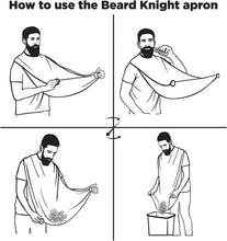 Load image into Gallery viewer, Beard Apron Sticking To Mirror,Hair, non-stick Cape, Beard Collector for Shaving pattanaustralia
