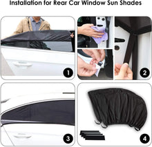 Load image into Gallery viewer, REACHS Car Sun Shade Side Window for Baby, Women, Kid, Pet Breathable Mesh Fits Most SUVs and Cars - 2PCS pattanaustralia
