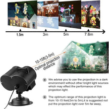 Load image into Gallery viewer, ALED LIGHT Outdoor Decoration Projector Light with Remote Control and 20 Pattern Slides Waterproof Pattan Australia
