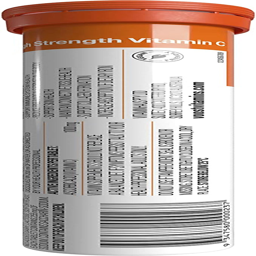 VÖOST Vitamin C Blood Orange Effervescent Tablets 20 Pack Pattan