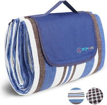 Load image into Gallery viewer, ZOMAKE Picnic Blanket with Waterproof Backing Extra Large Washable Beach Mat 200X150 Pattan Australia
