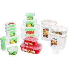 Load image into Gallery viewer, Kitchen Storage Solutions Starter Pack, 18 Containers with Lids, Lunch Boxes, Meal Prep Containers, Pantry Storage, Microwave Steamers and BPA-Free pattanaustralia
