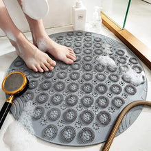 Load image into Gallery viewer, Non-Slip, PVC Shower Mat, Antibacterial and Durable Massage with Drainage Hole and Suction Cup, 55 × 55cm Pattan Australia
