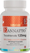 Load image into Gallery viewer, E Annatto Tocotrienols Deltagold 125Mg, Vitamin E Tocotrienols Supplements 60 Softgel Capsules, Tocopherol Free, Supports Immune Health &amp; Antioxidant Health (90% Delta &amp; 10% Gamma) (Pack of 1)
