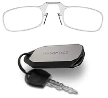 Load image into Gallery viewer, ThinOptics Keychain Case &amp; Rectangular Reading Glasses Pattan Australia
