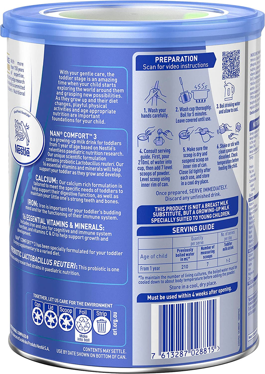NAN Comfort 3 Toddler Milk Drink From 1 Year main image 0