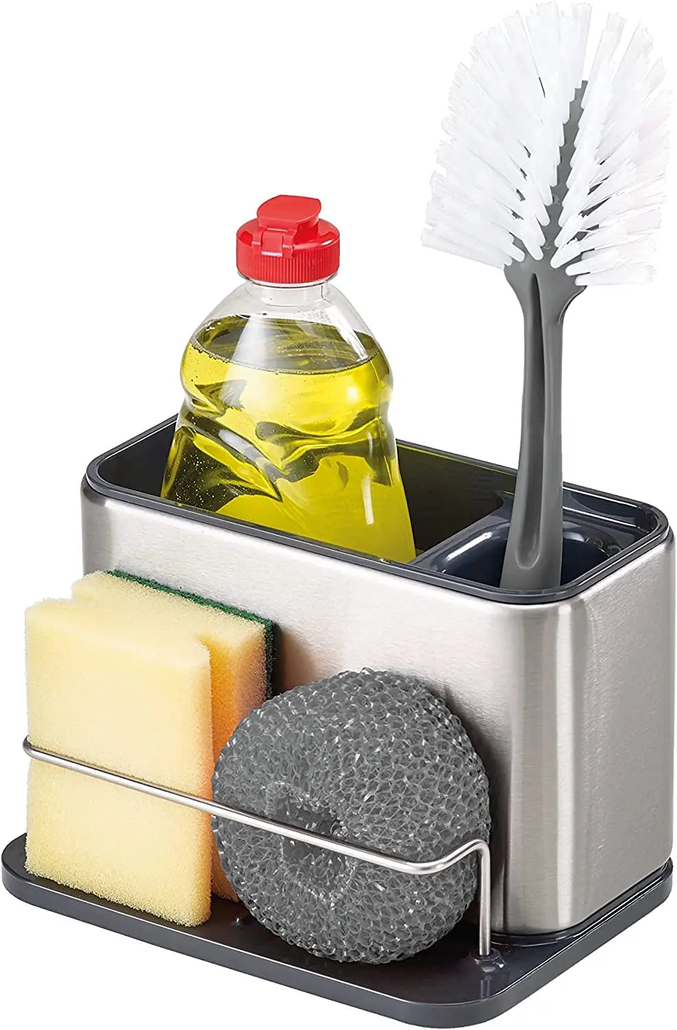 Surface Stainless-Steel Sink Area Organiser - Grey