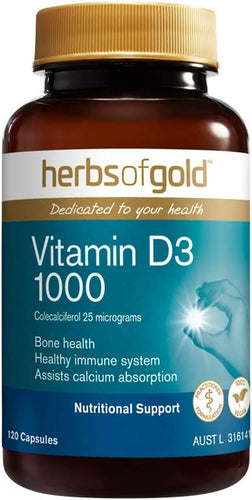 Vitamin D3 1000 120 Capsules, 120 Count