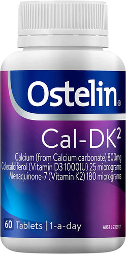 Calcium & Vitamin D - D3 for Bone Health + Immune Support - 60 Tablets