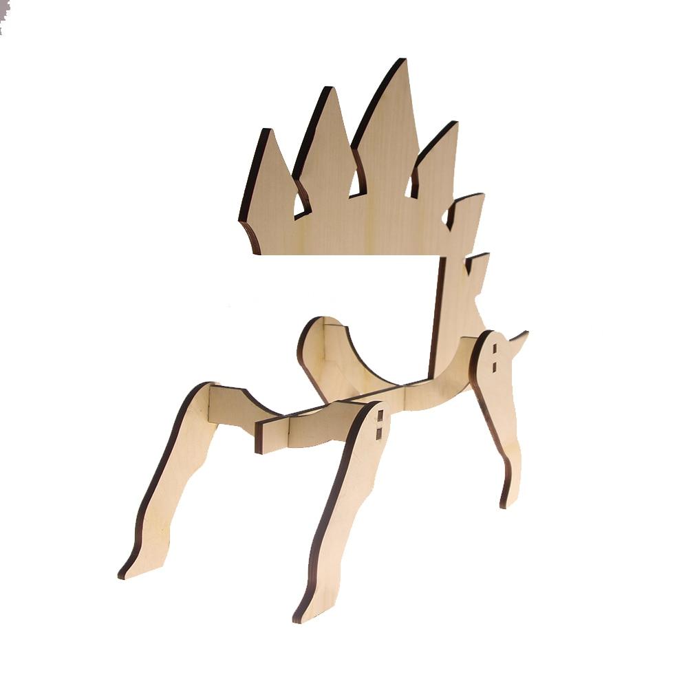 Creative Wooden Dinosaur Wine Rack - Nordic Home Decor