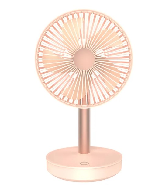Rechargeable USB Desk Fan with Oscillating Head