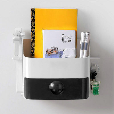 Wall-Mounted Storage Basket for Bedside Organisation