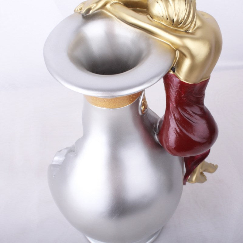 Wine Rack in Beautiful Woman Shape