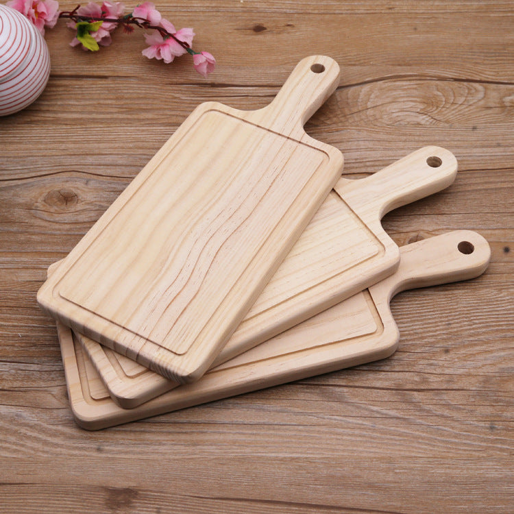 Rectangular Wooden Serving Board for Pizza, Cake, Sushi