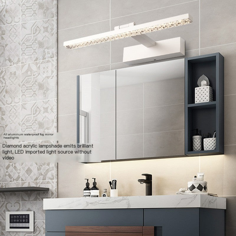 LED Bathroom Mirror Cabinet Light with Acrylic Design