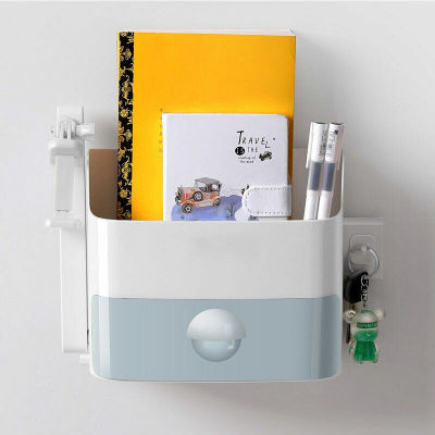 Wall-Mounted Storage Basket for Bedside Organisation