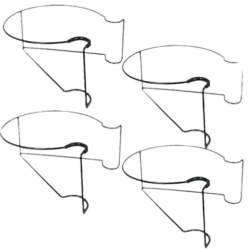 Floating Garden Railing Planter Shelf with Hooks