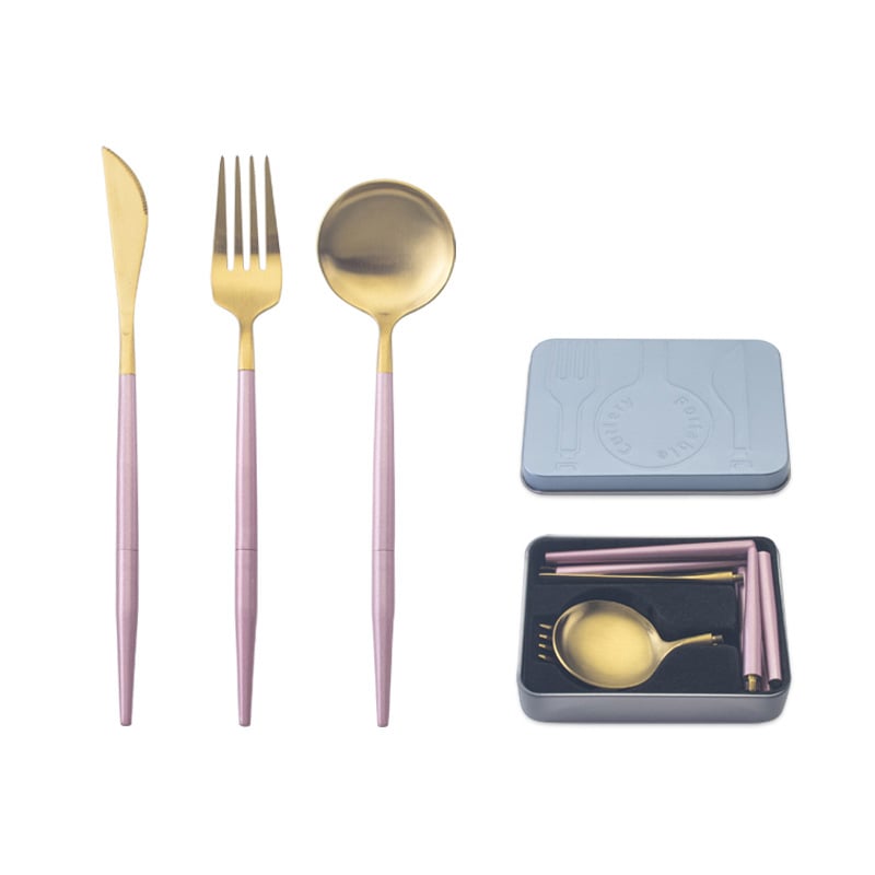 Portable Stainless Steel Cutlery Set