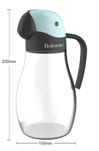 Automatic Opening Glass Oil Dispenser for Kitchen Use