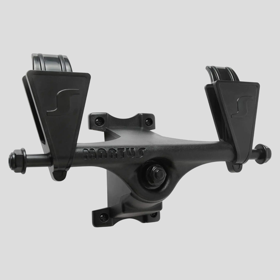 INNO STAGE Skateboard Rack Wall Mount Space Saver Storage Organizer, Black  (7.1”×11.4”)