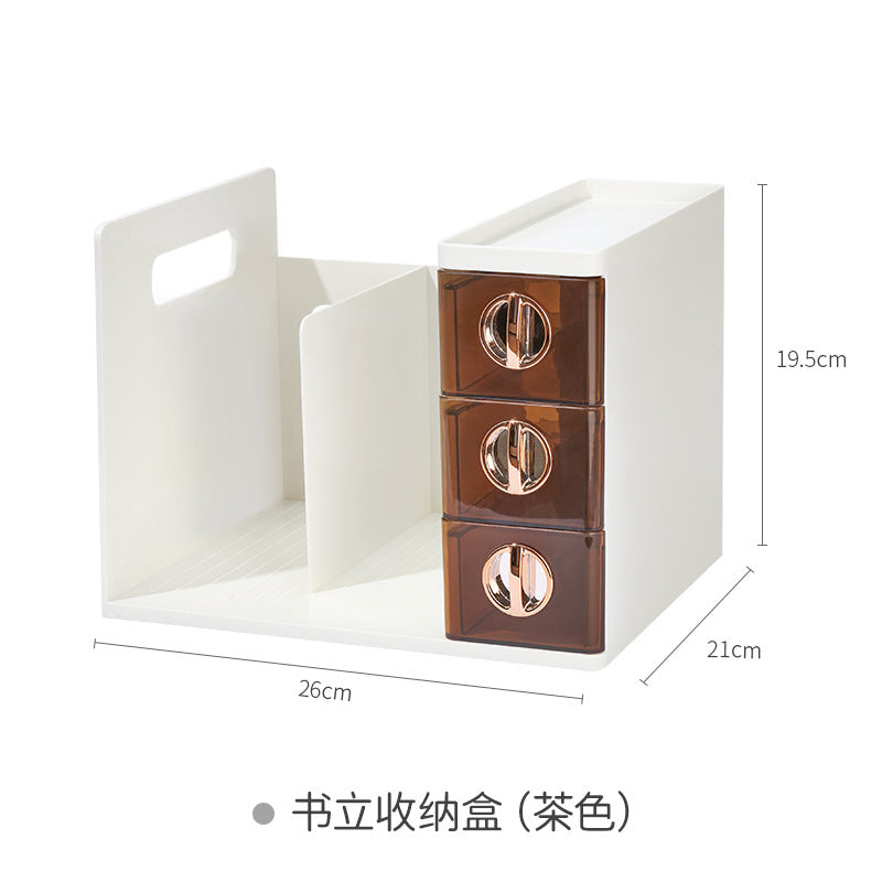 Elegant Desktop Bookshelf Organiser for Office & Students