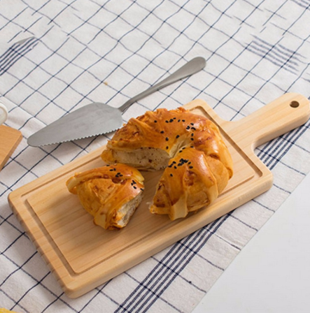 Rectangular Wooden Serving Board for Pizza, Cake, Sushi