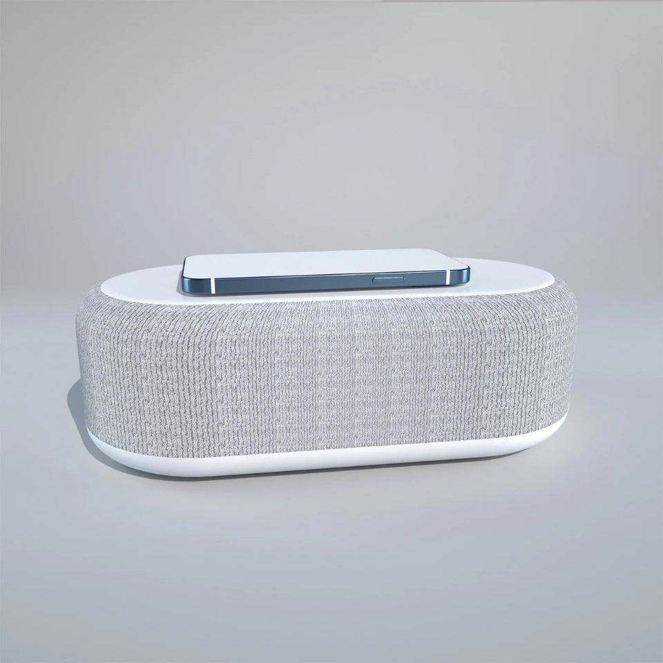 Wireless Charging Alarm Clock with LED Display and Night Light_5