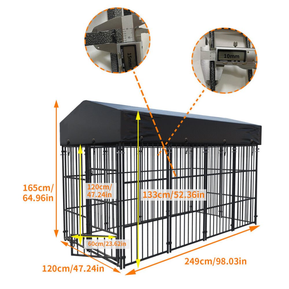 Large Heavy-Duty Dog Kennel Playpen_9
