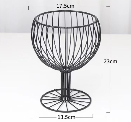 Minimalist Black Fruit Bowl Centerpiece