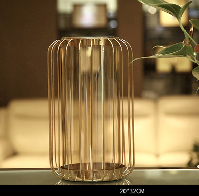European Vase for Floral Decor and Candle Holder