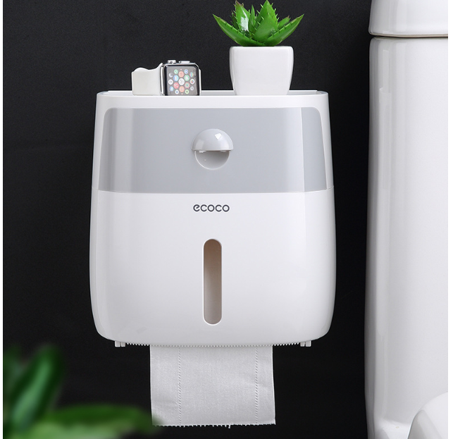 Tissue Box and Bathroom Storage Organiser Shelf