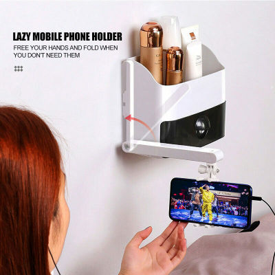 Wall-Mounted Storage Basket for Bedside Organisation