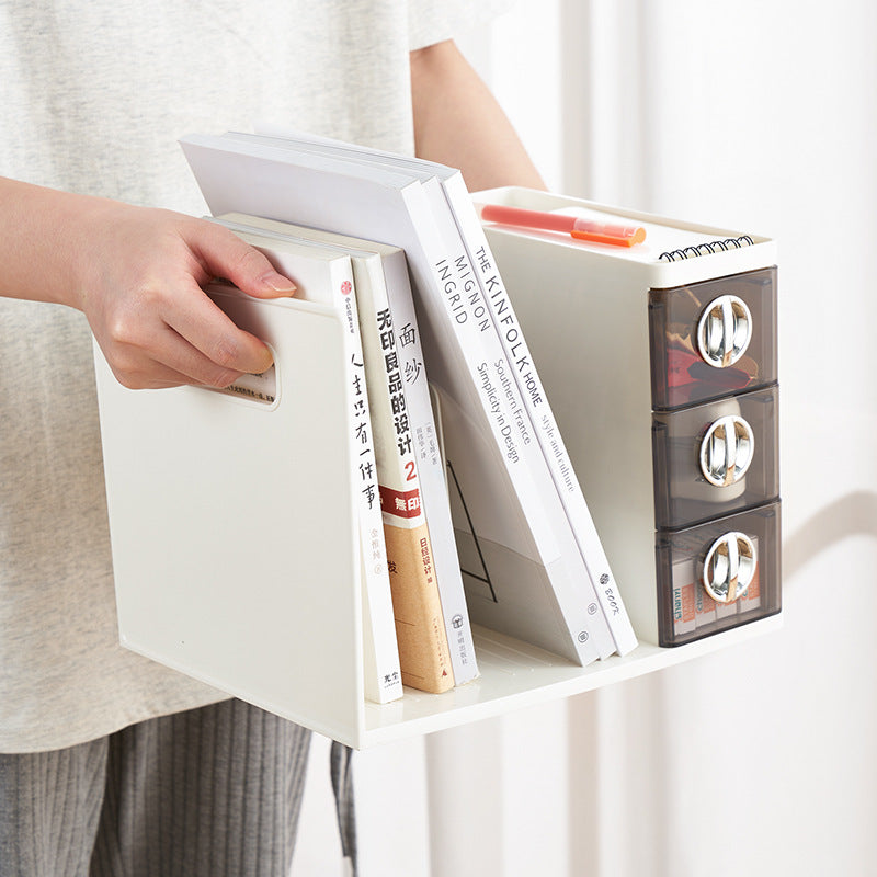 Elegant Desktop Bookshelf Organiser for Office & Students