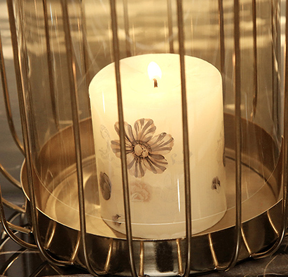 European Vase for Floral Decor and Candle Holder